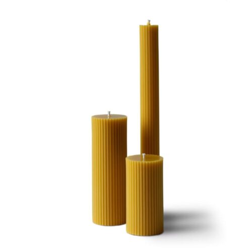 beeswax candles,